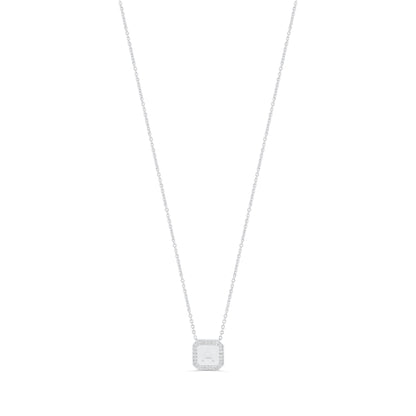 Letter Necklace  - Round Brilliant Diamond